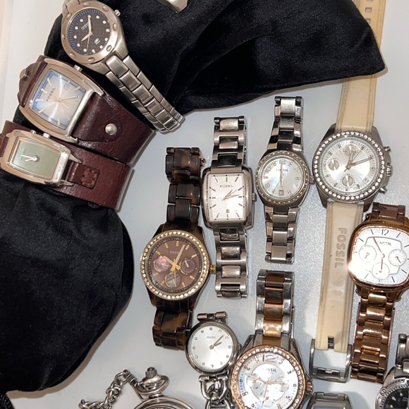 Mixed Fossil Watch Collection - Assorted Silver, Brown, Black, Cream Tones main image 14